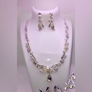 Wedding jewelry set / prom jewelry / pageant necklace